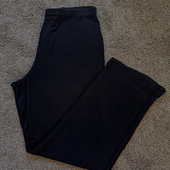 Chico's stretchy black travelers pants Size M (Chico's size 1) - Picture 1 of 8